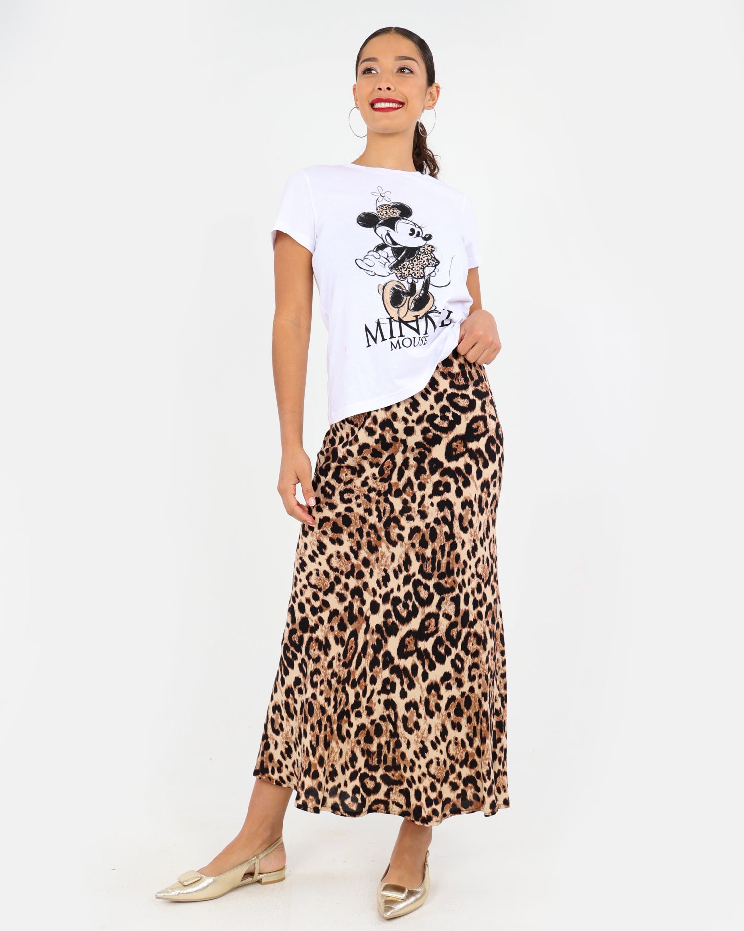 Leopard Print Maxi Skirt
