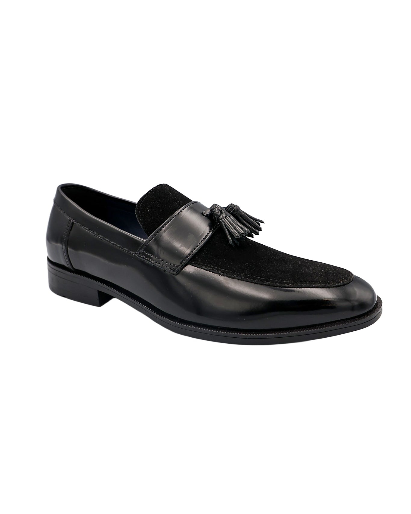 Black Patent Tassel Loafer