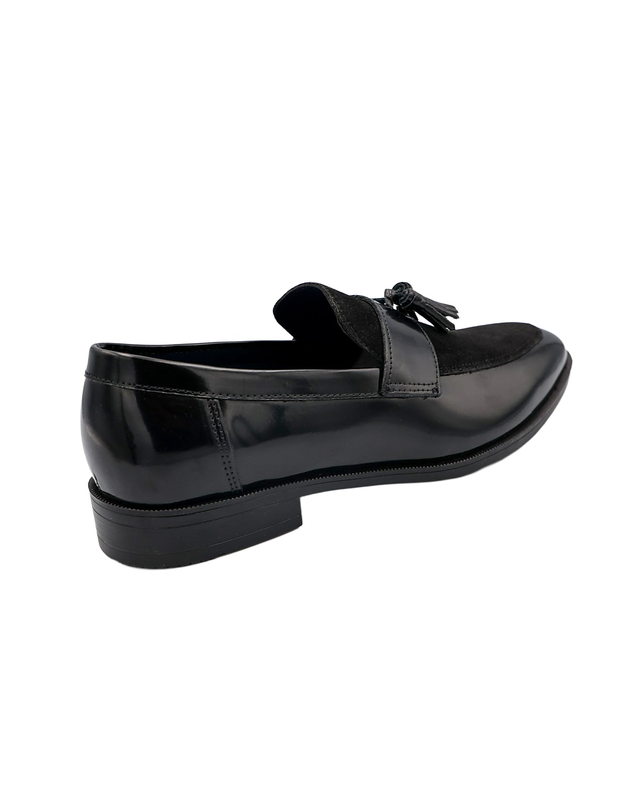 Black Patent Tassel Loafer