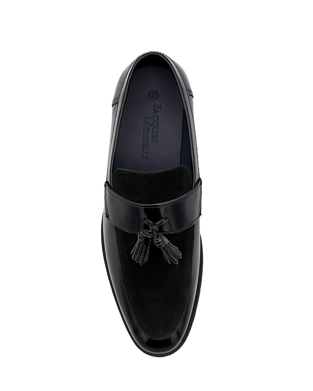 Black Patent Tassel Loafer