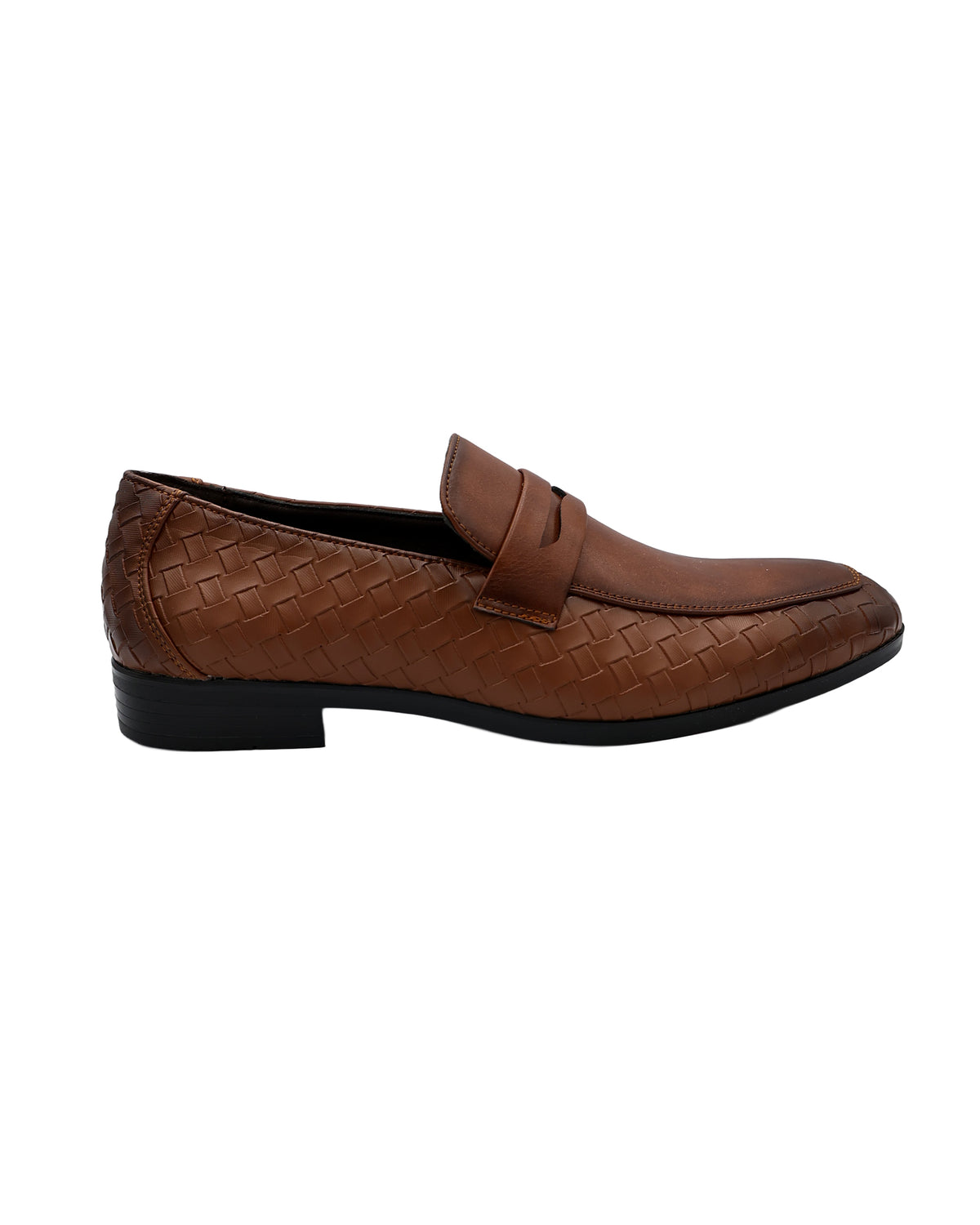 Tan Weave Loafer
