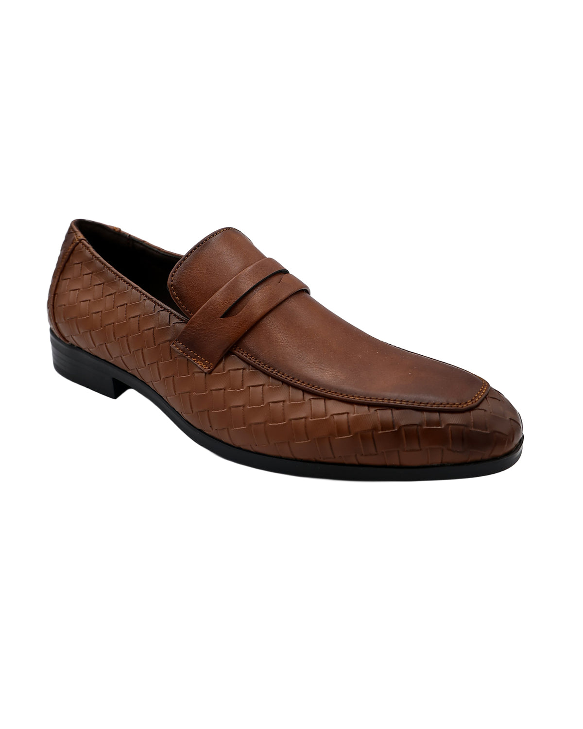 Tan Weave Loafer