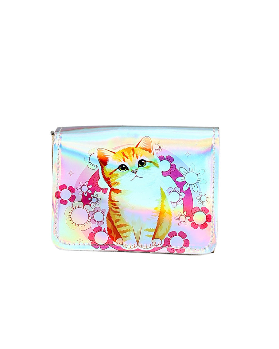 Gold Metallic Ginger Cat Handbag