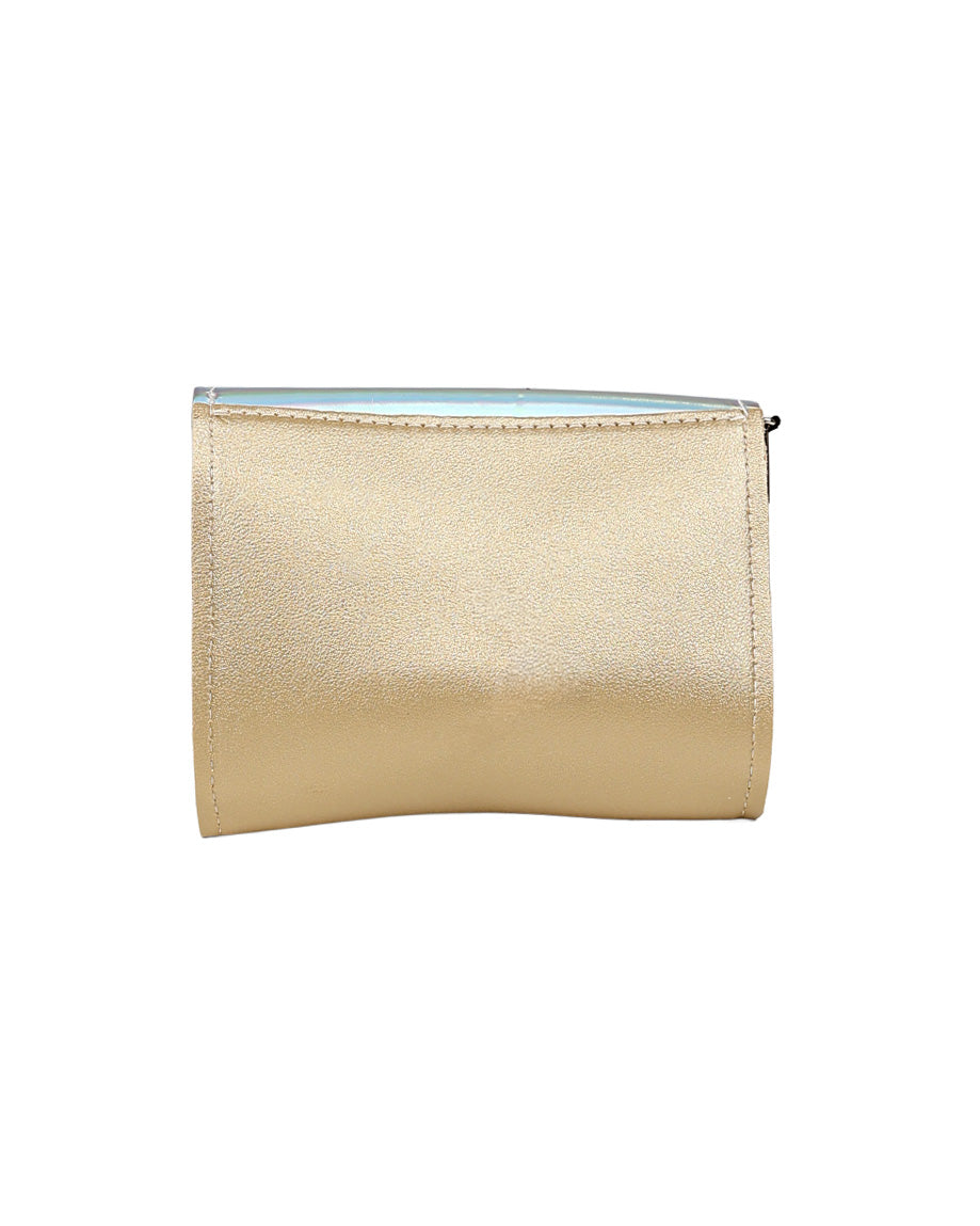 Gold Metallic Ginger Cat Handbag