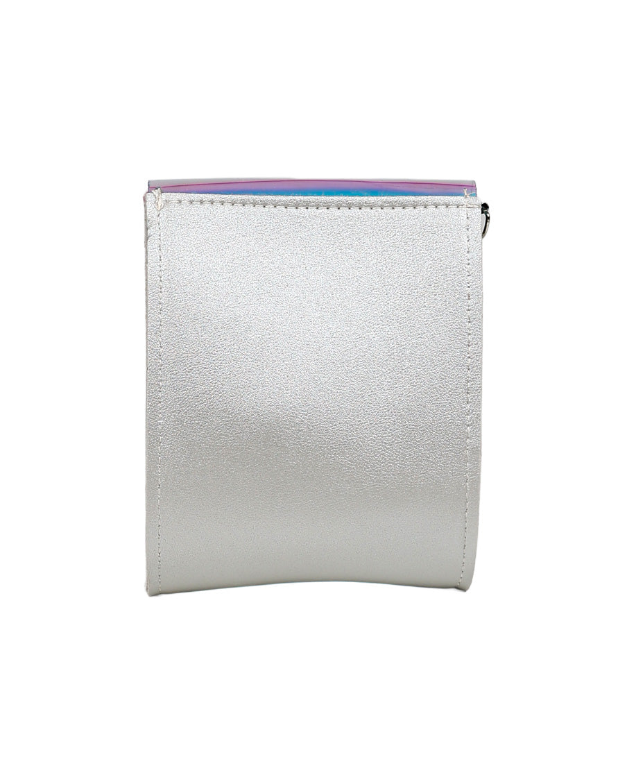 Silver Butterfly Cross Body Bag