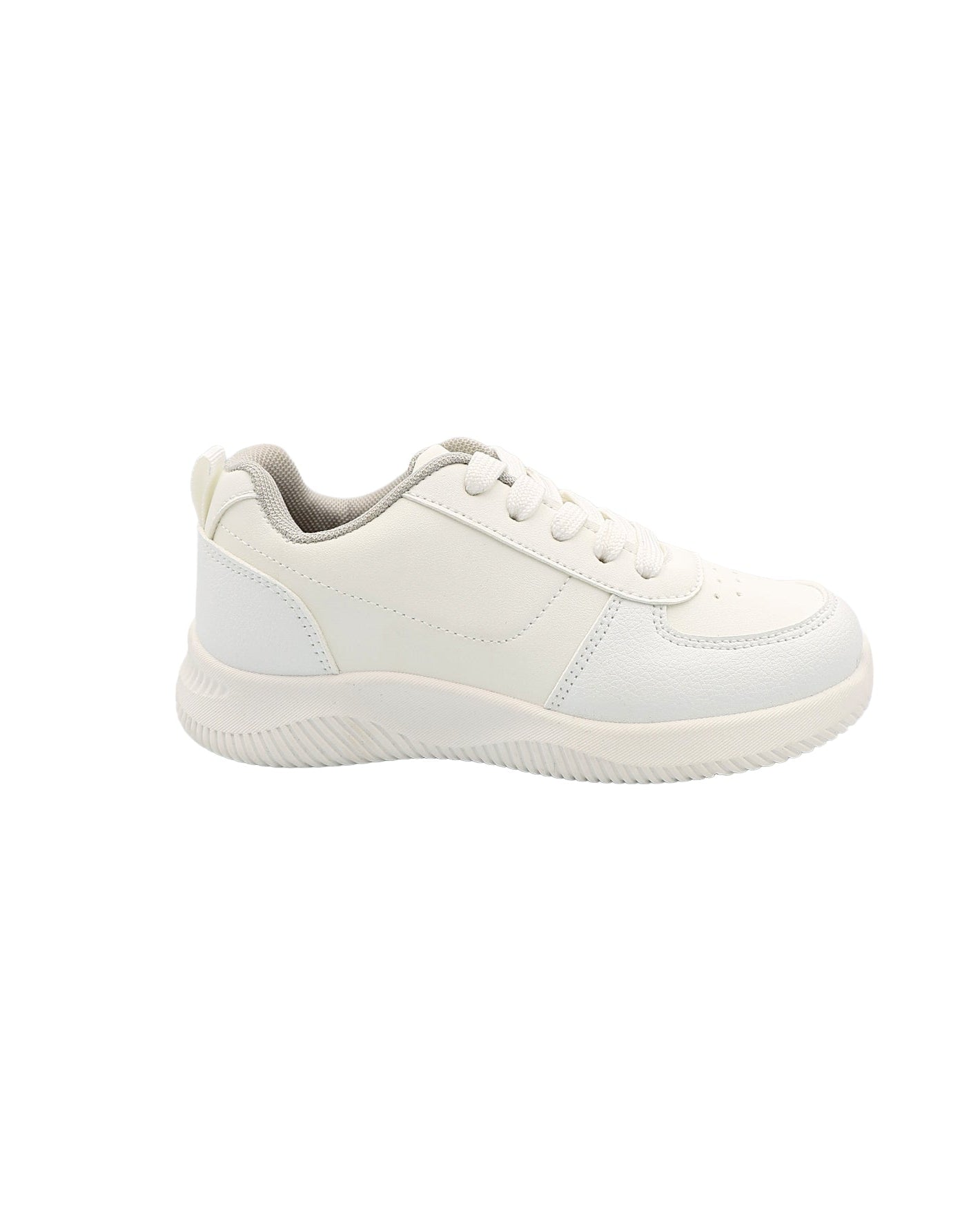Boys Classic White Lace Up Trainer