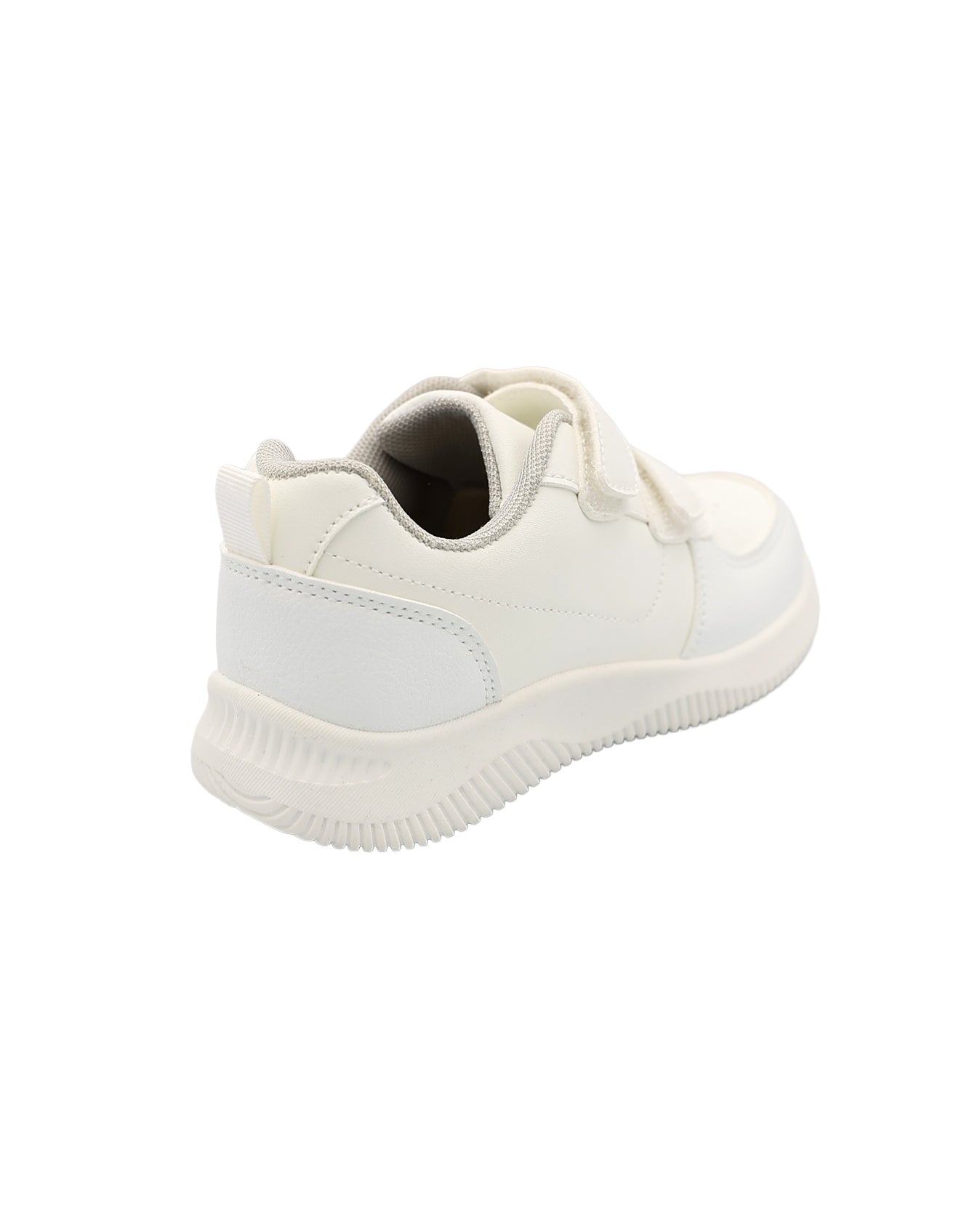 Boys Classic White Velcro Trainer