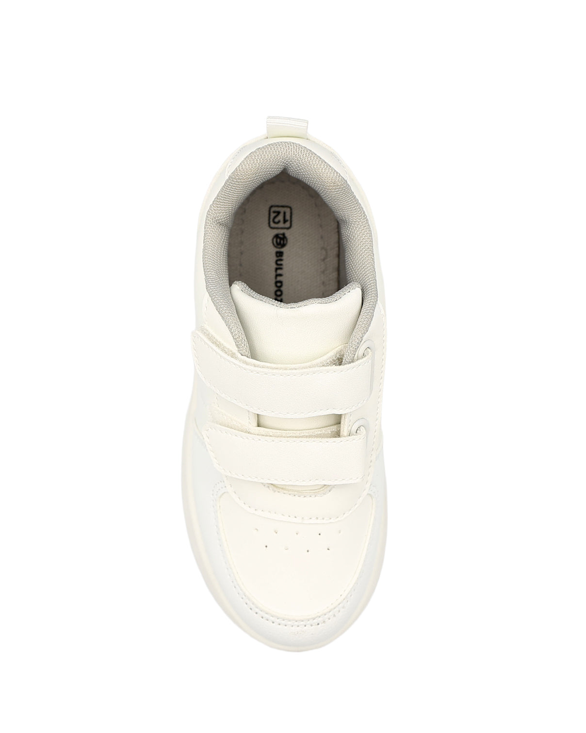 Boys Classic White Velcro Trainer