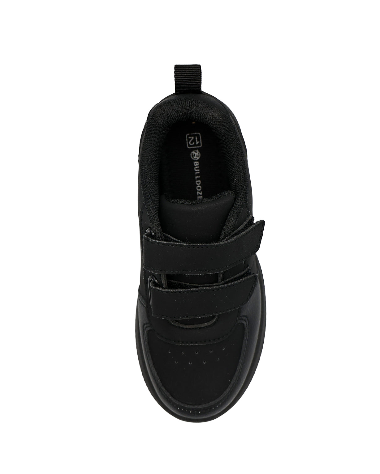 Boys Classic Black Velcro Trainer