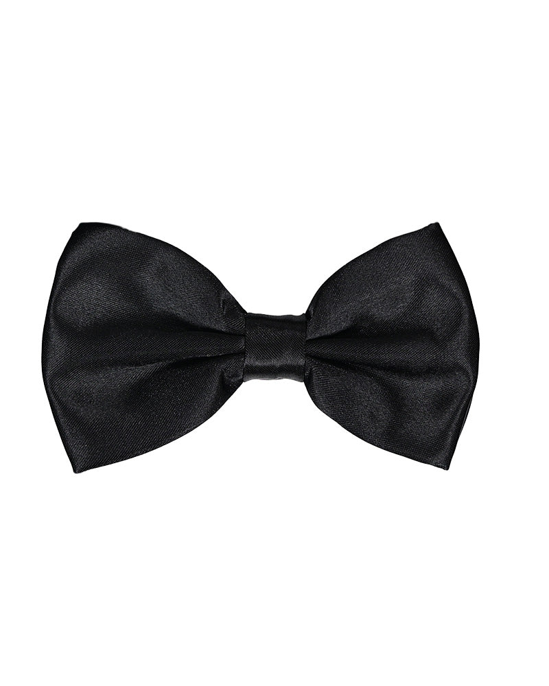 Black Satin Bow Tie