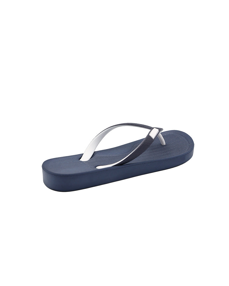 Girls Navy Flip Flops