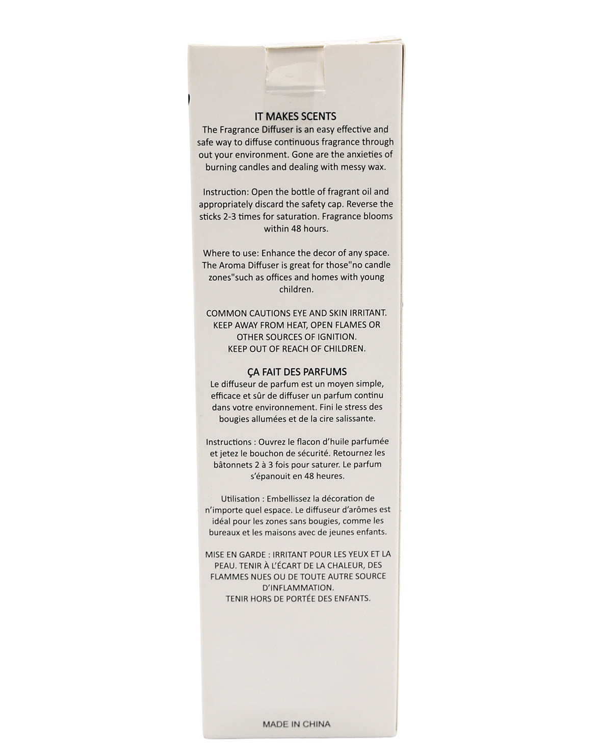 Gold Glitter Sparkle Balsam Cedar Diffuser 50ml