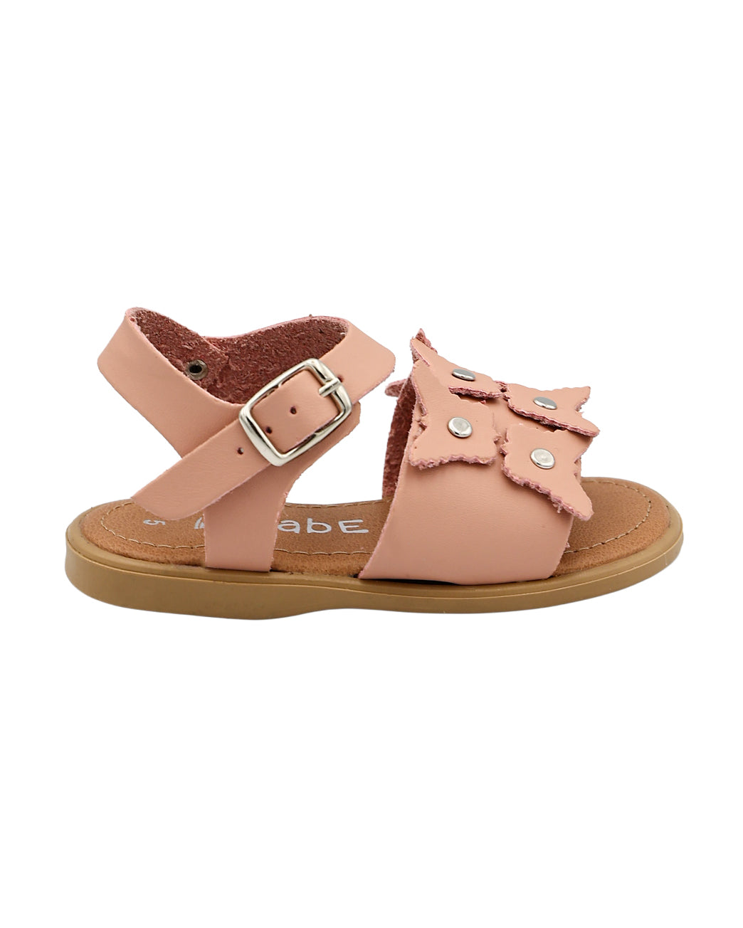 Girls Embellished Butterfly Detail Ankle Strap Sandal
