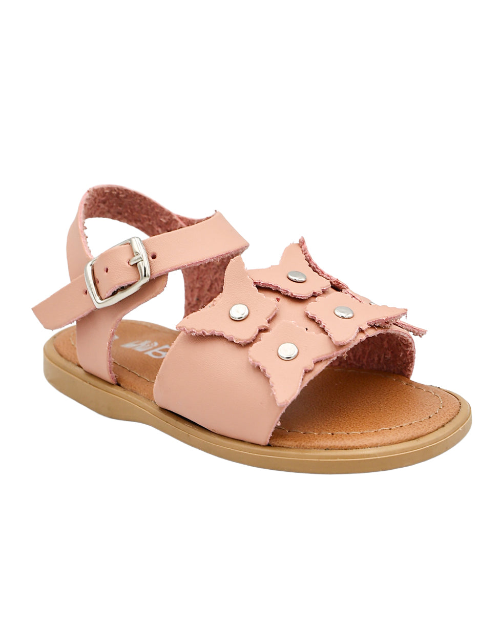 Girls Embellished Butterfly Detail Ankle Strap Sandal