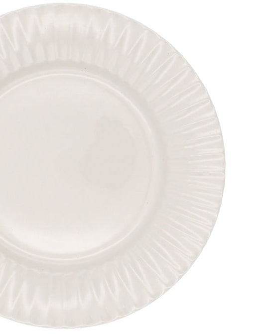 White Flute Side Plate