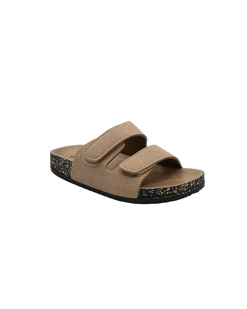 Girls Stone Double Velcro Slip-On