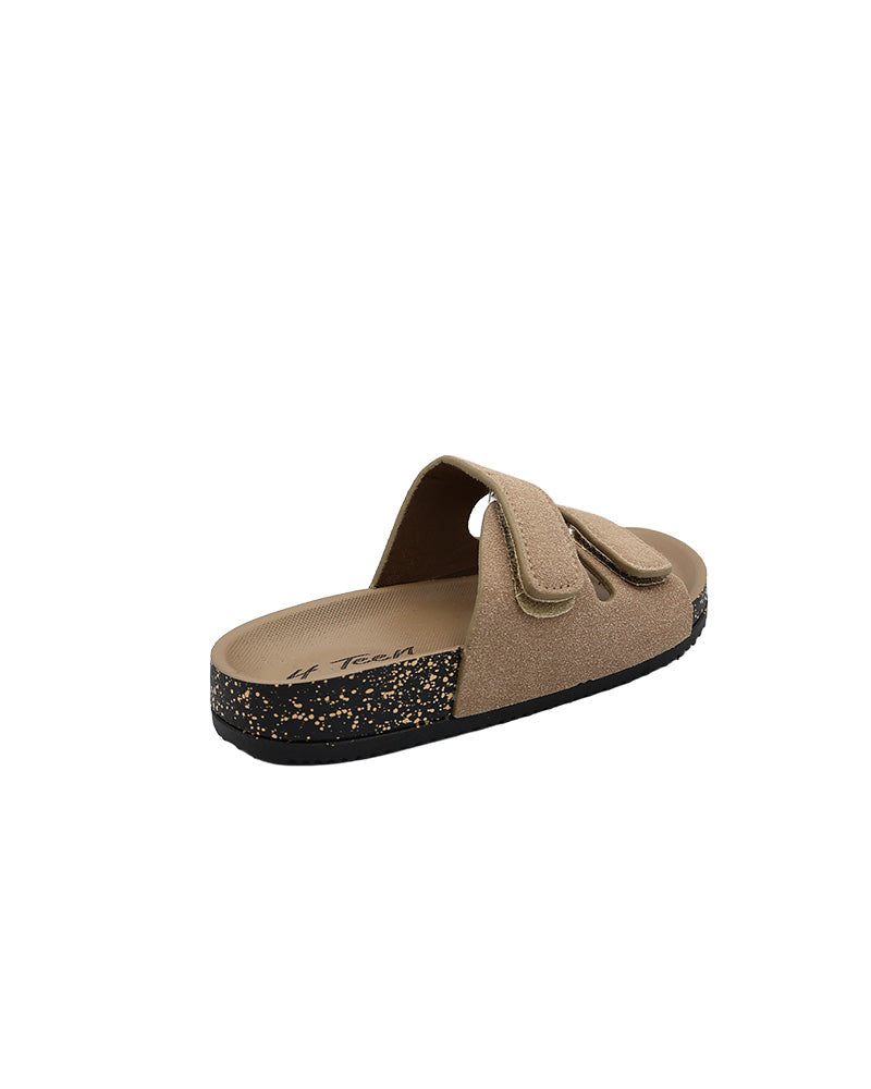 Girls Stone Double Velcro Slip-On