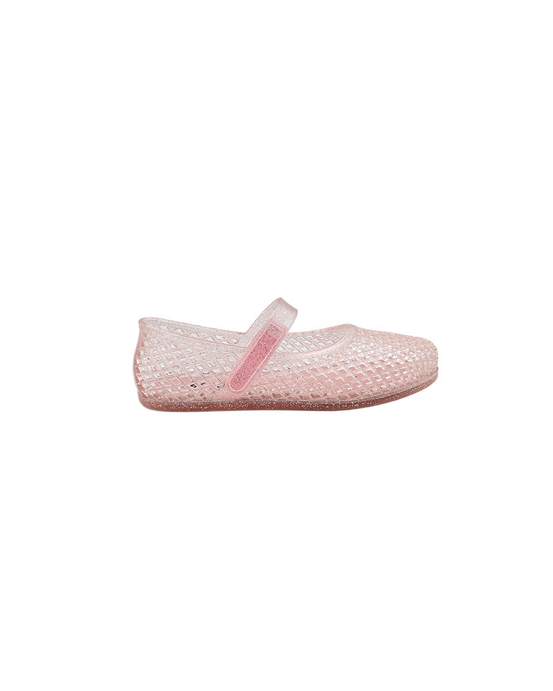 Girls Glitter Detail Jelly Pump