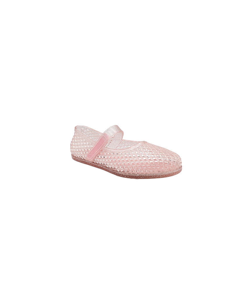 Girls Glitter Detail Jelly Pump