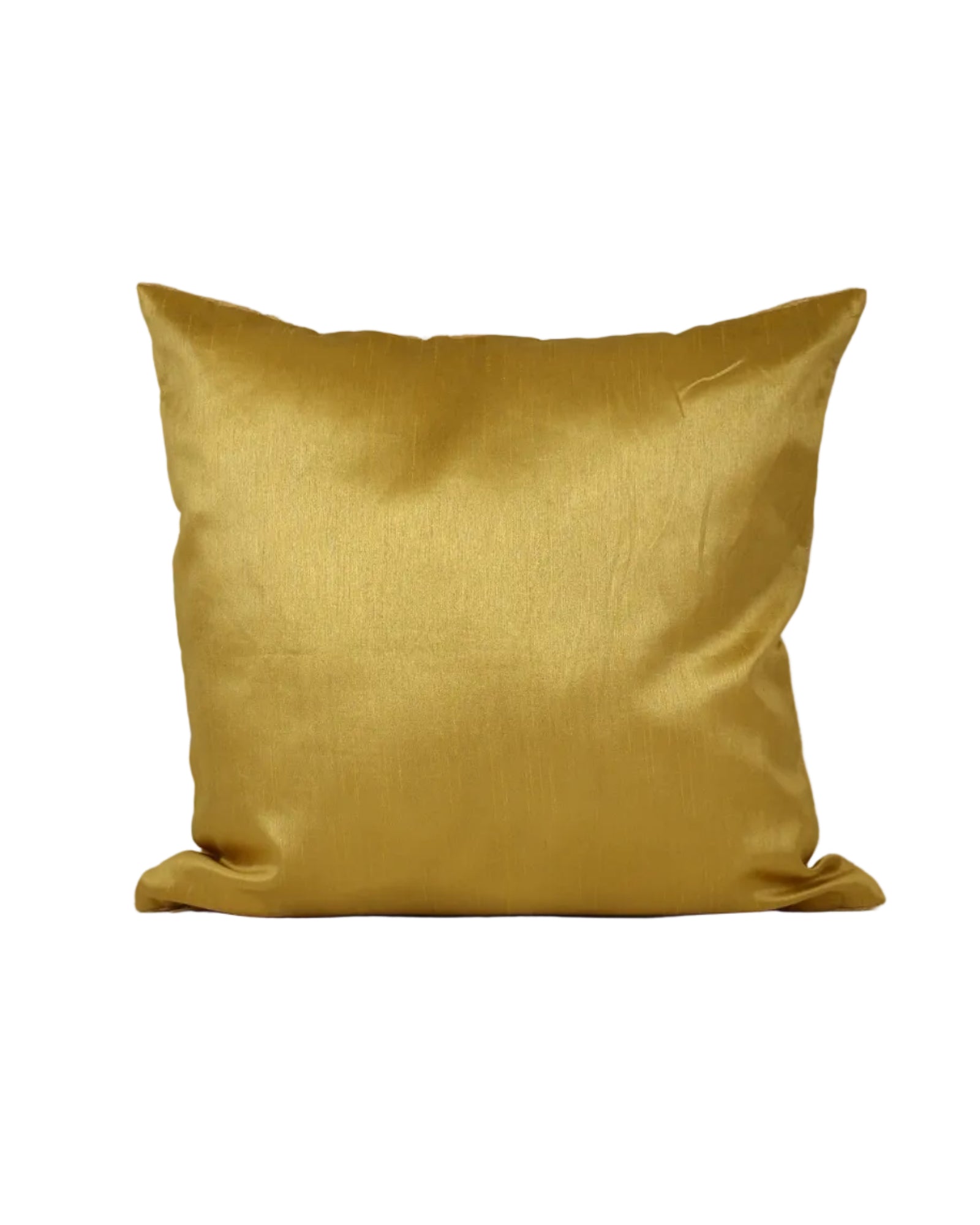Ocher Floral Jacquard Scatter Cushion