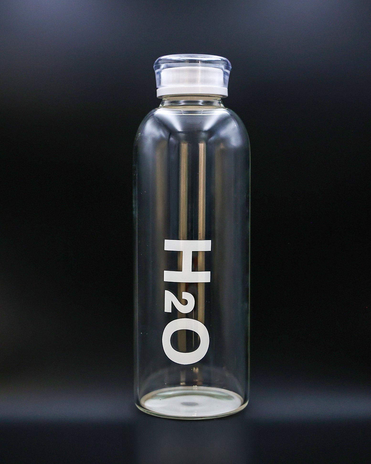 H20 Glass Water Bottle 750ml