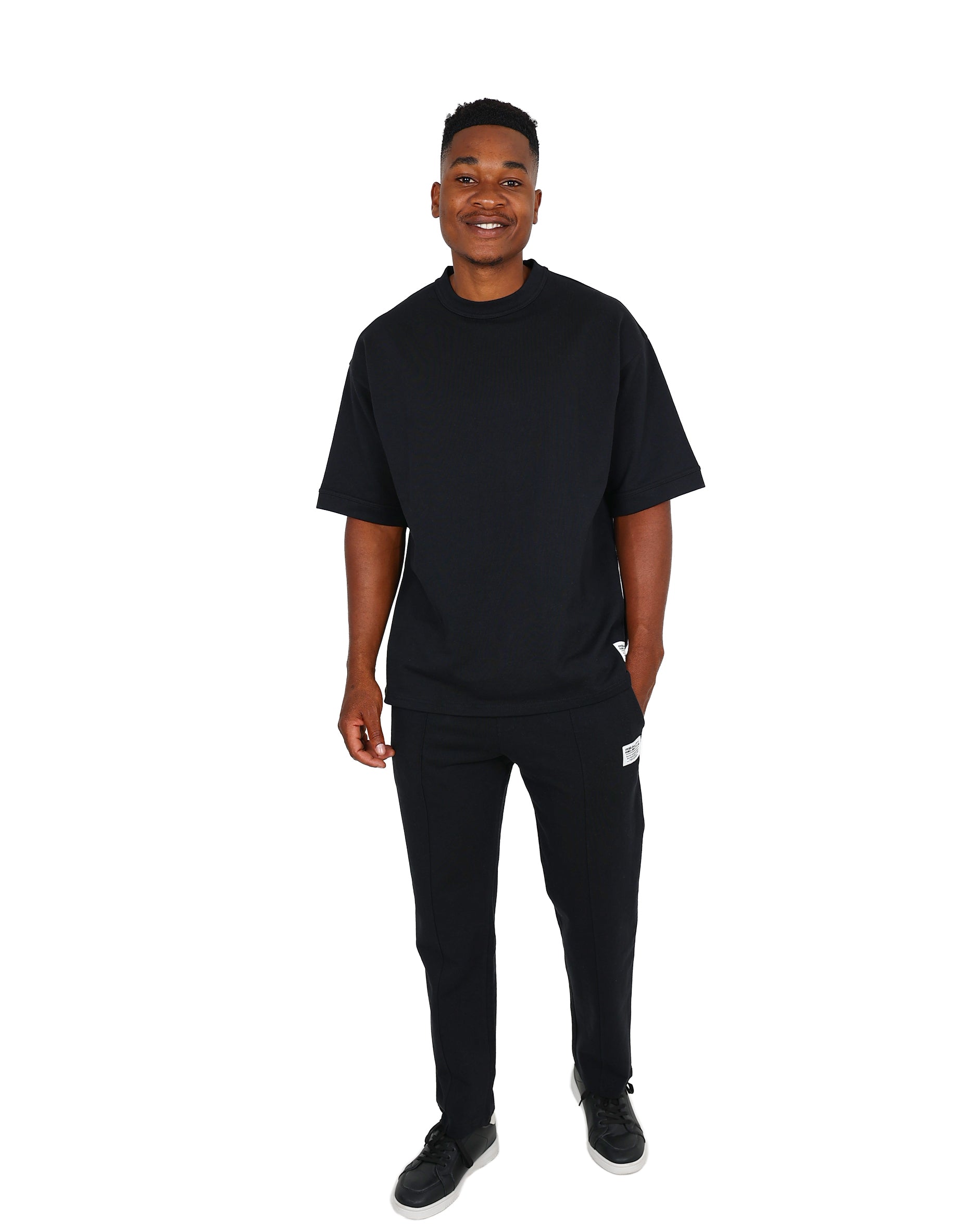 Short Sleeve Black Heavy Weight T-Shirt