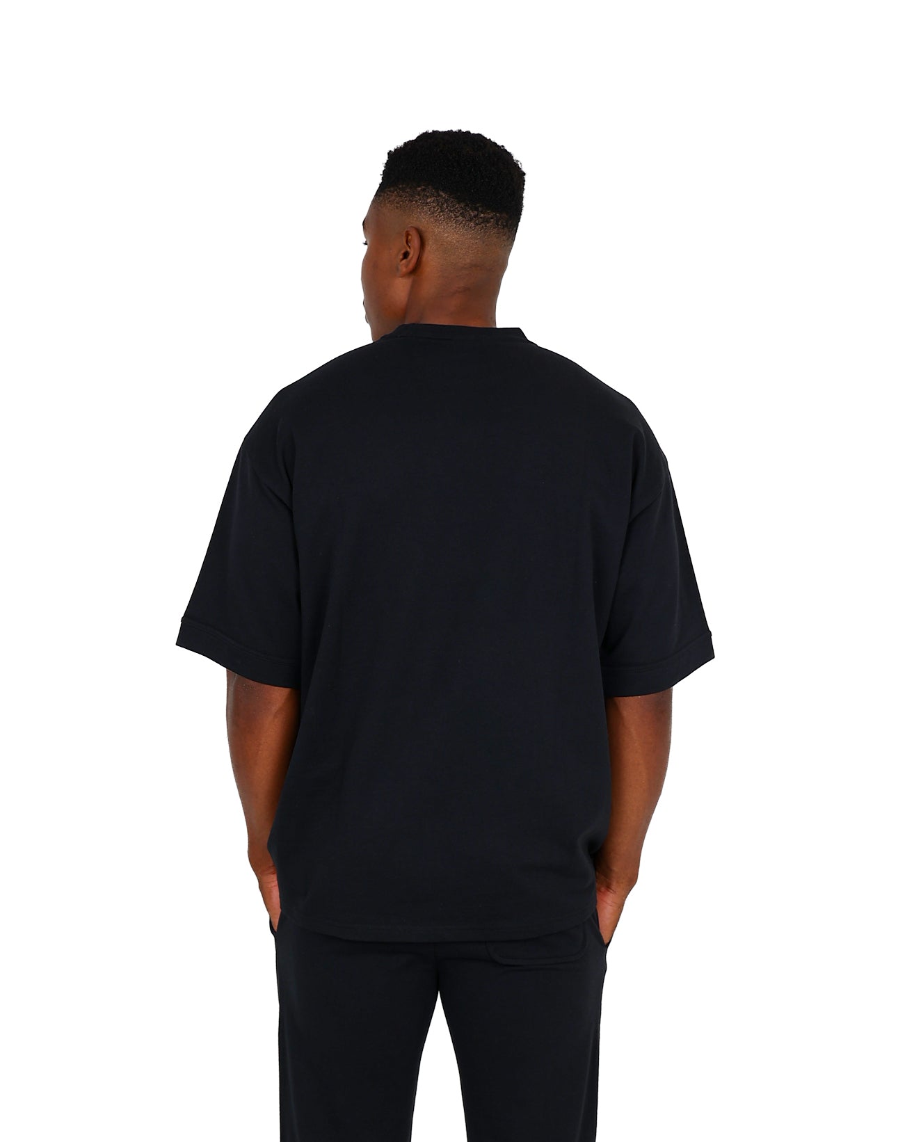 Short Sleeve Black Heavy Weight T-Shirt