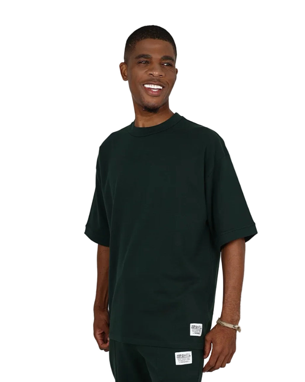 Short Sleeve Bottle Green Heavy Weight T-Shirt