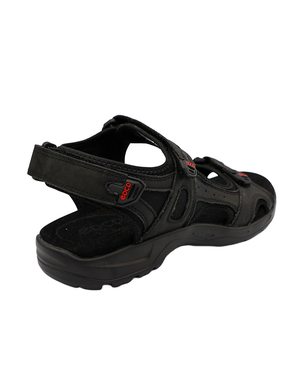 Black Leather Open Toe Adventure Sandal