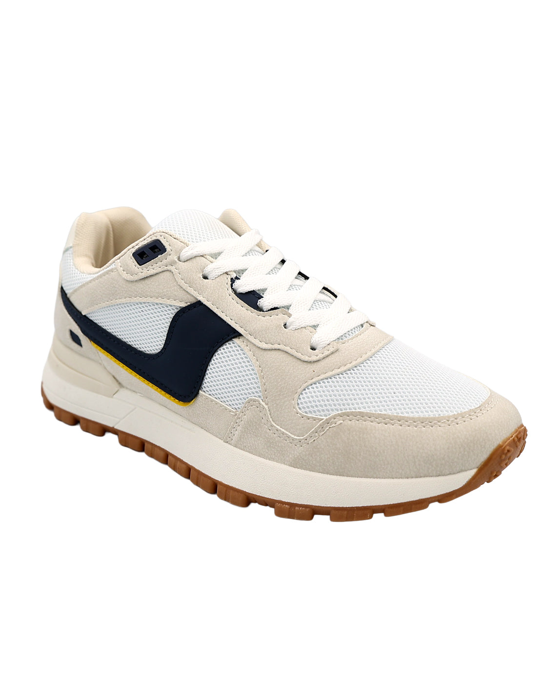 Beige Slosh Lace Up Trainer