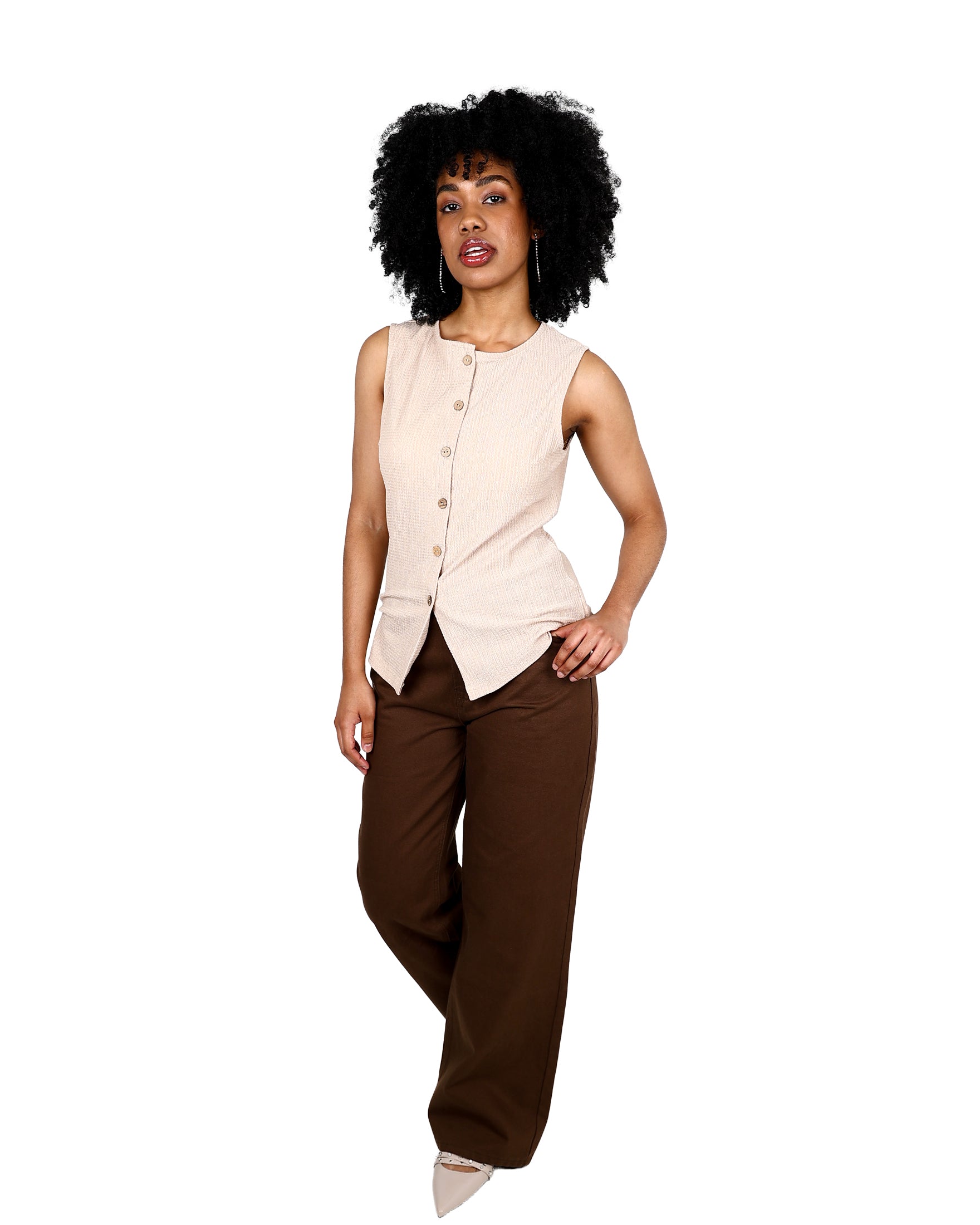 5 Pocket Chocolate Denim Jeans