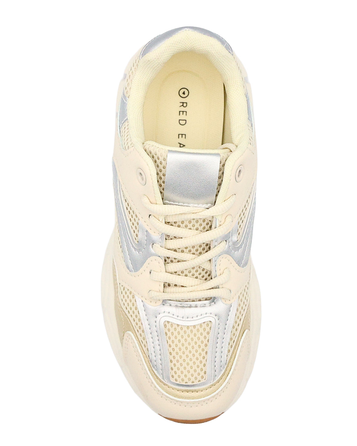 Beige Platform Runner Style Sneaker