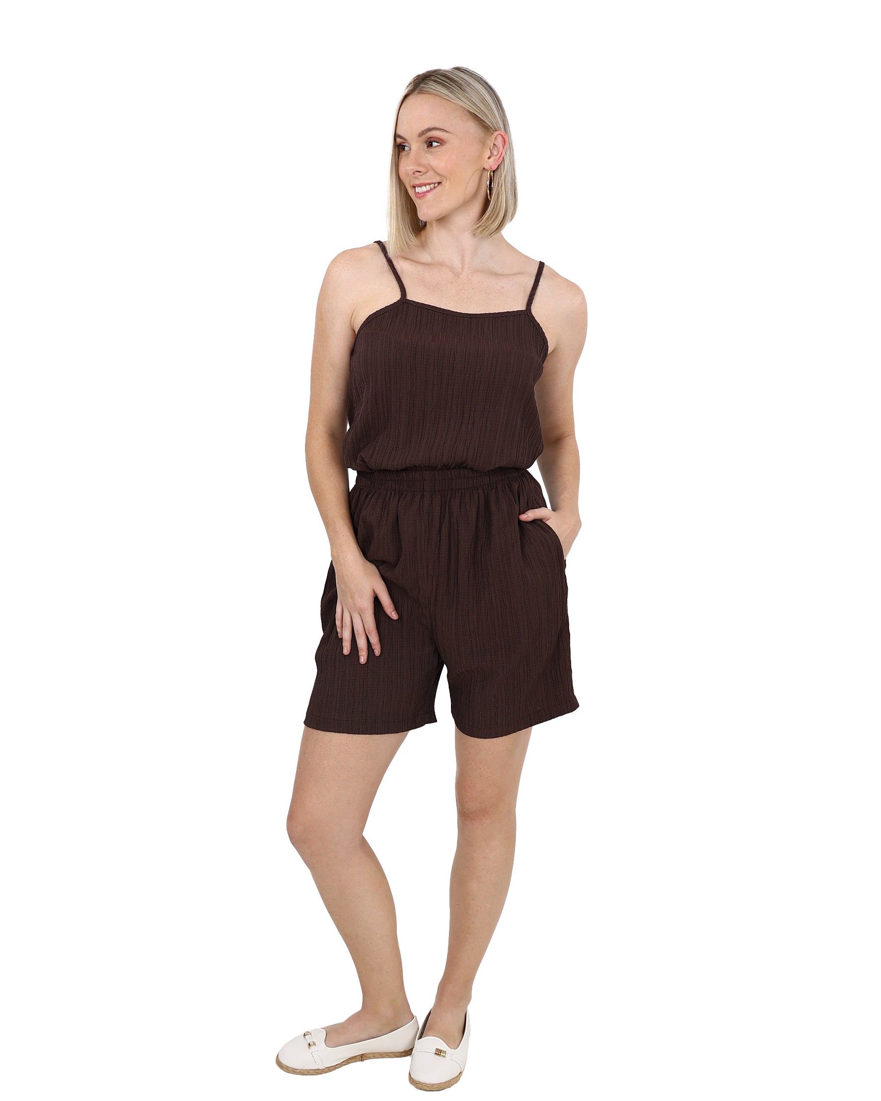 Chocolate Elasticated Shorts