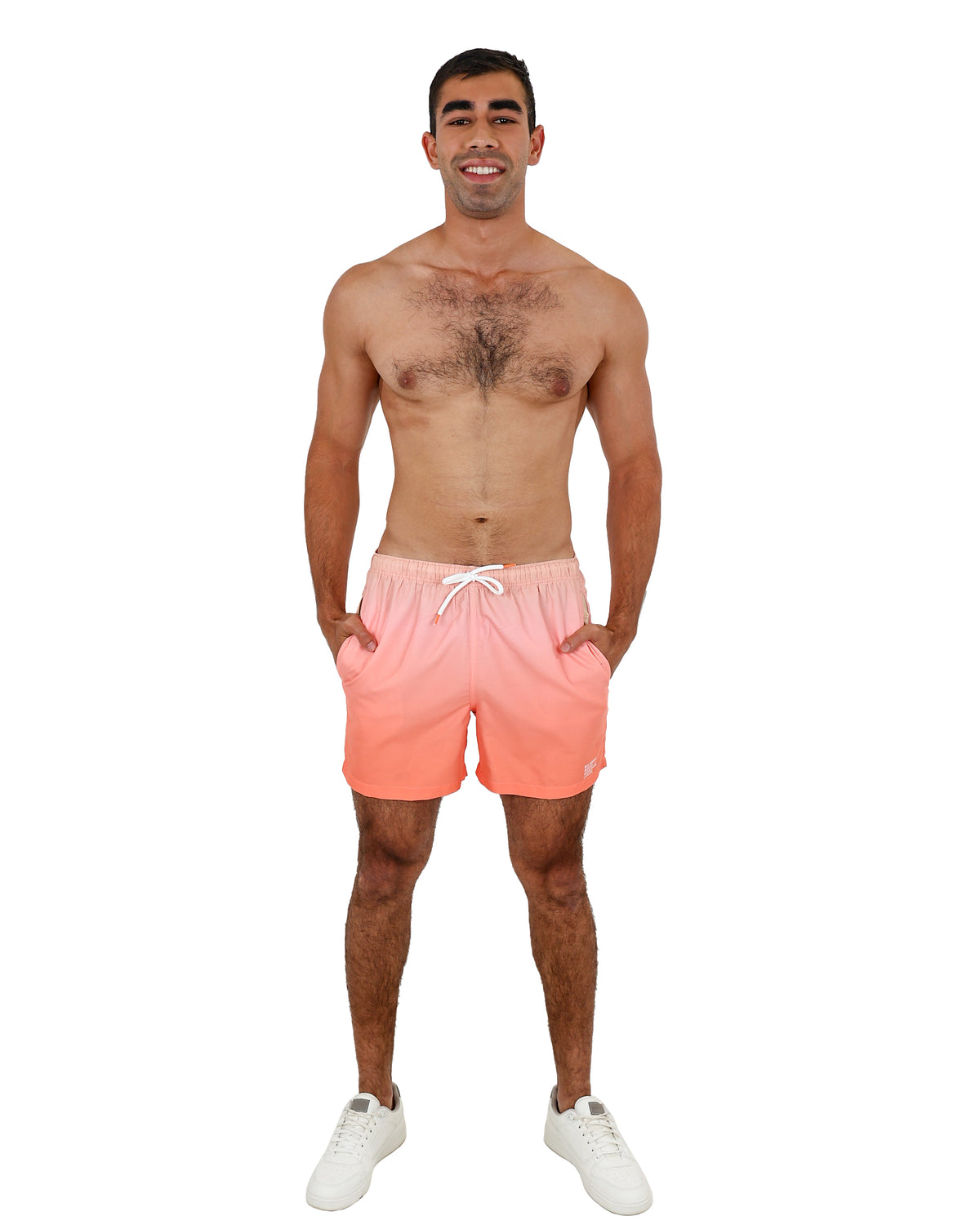 Tequila Sunrise Orange Swim Shorts