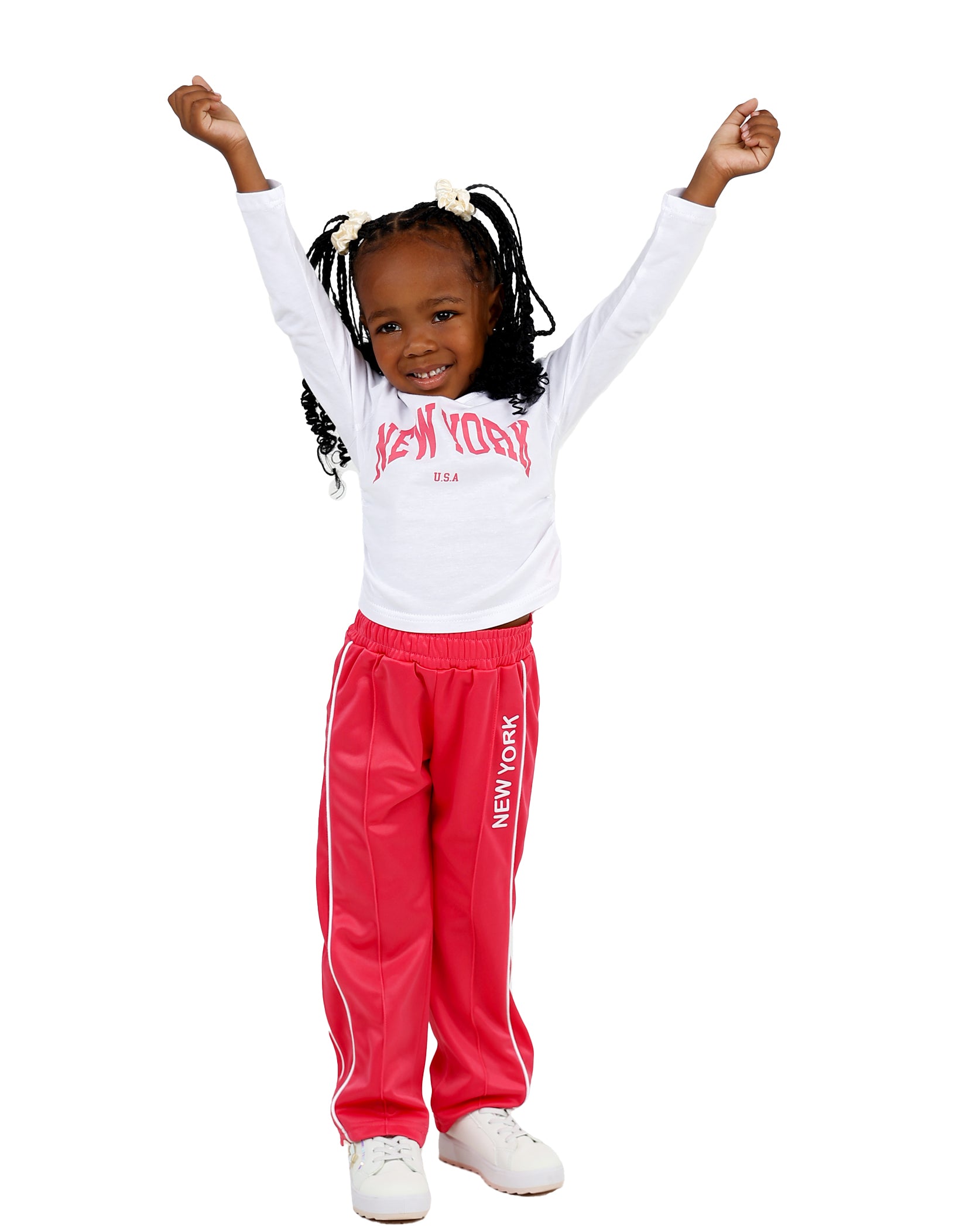 Pink Piping NY Active Pants