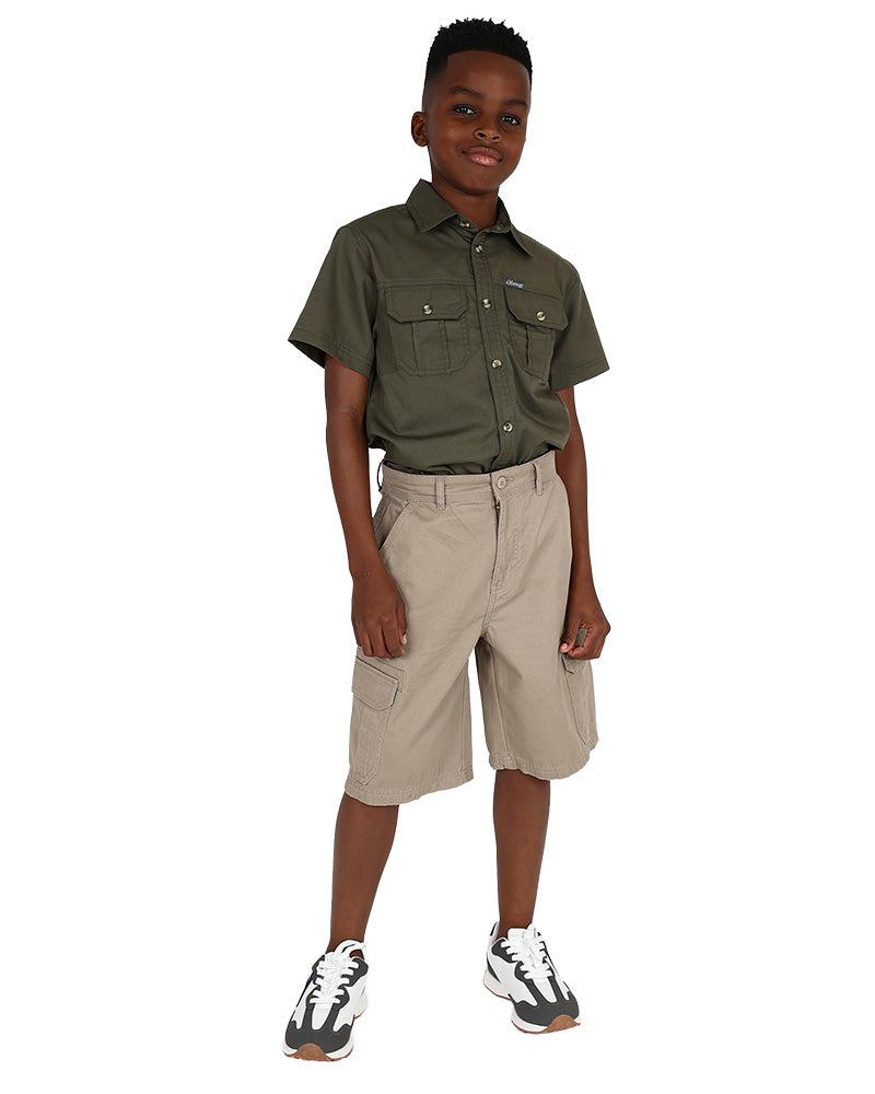 Okavango Beige Cargo Shorts