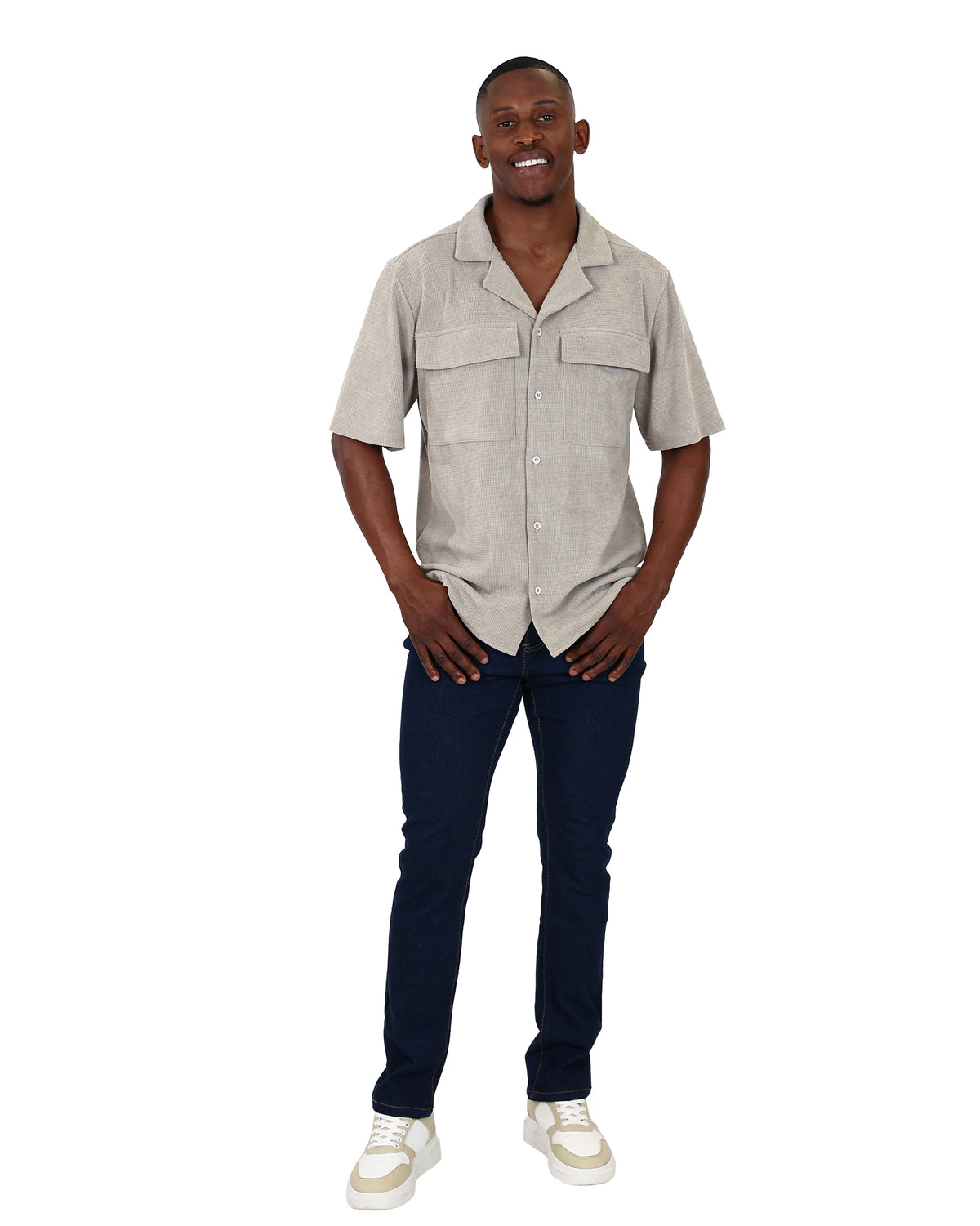 Essential Blue Black Skinny Fit Stretch Jeans