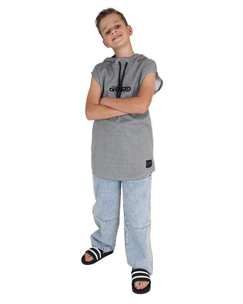 Sleeveless Scuba Hoodie