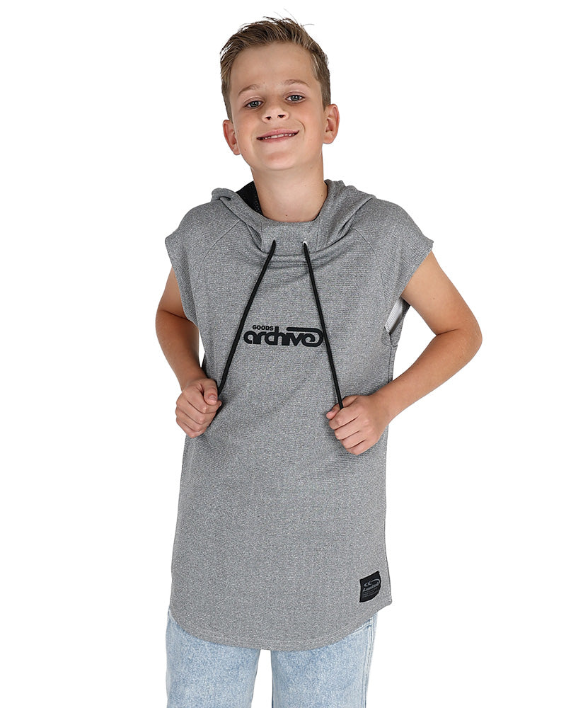 Sleeveless Scuba Hoodie