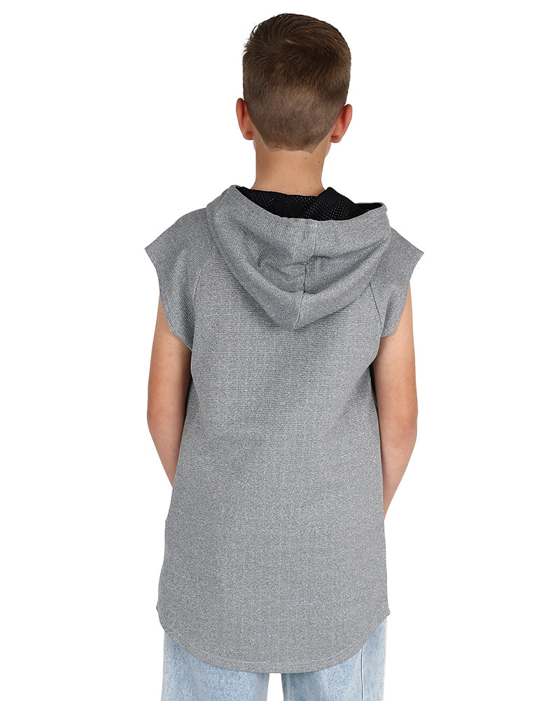 Sleeveless Scuba Hoodie