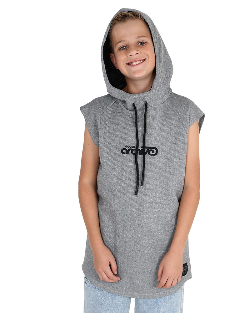 Sleeveless Scuba Hoodie