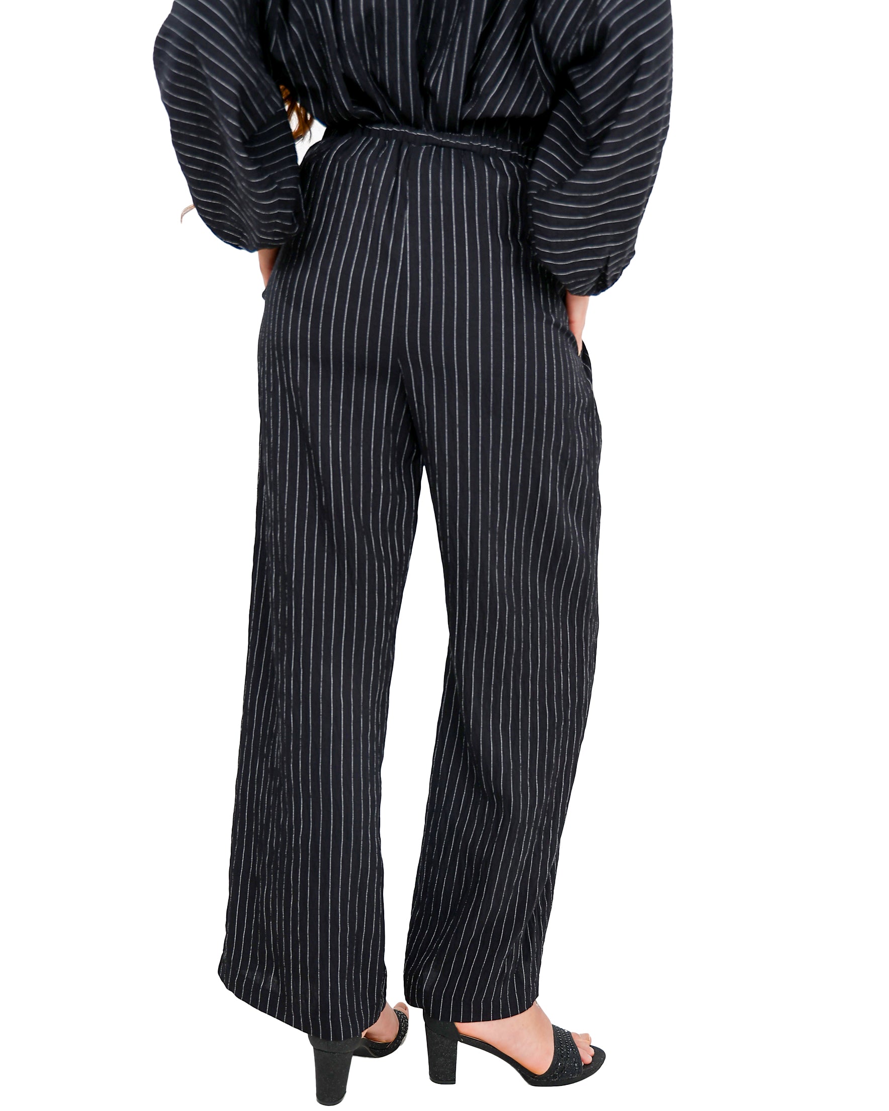 Striped Co-Ord Flared Pants