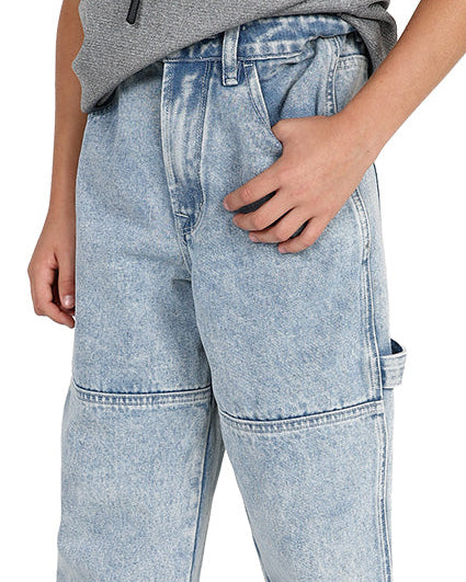 Light Indigo Relaxed Fit Carpenter Jeans