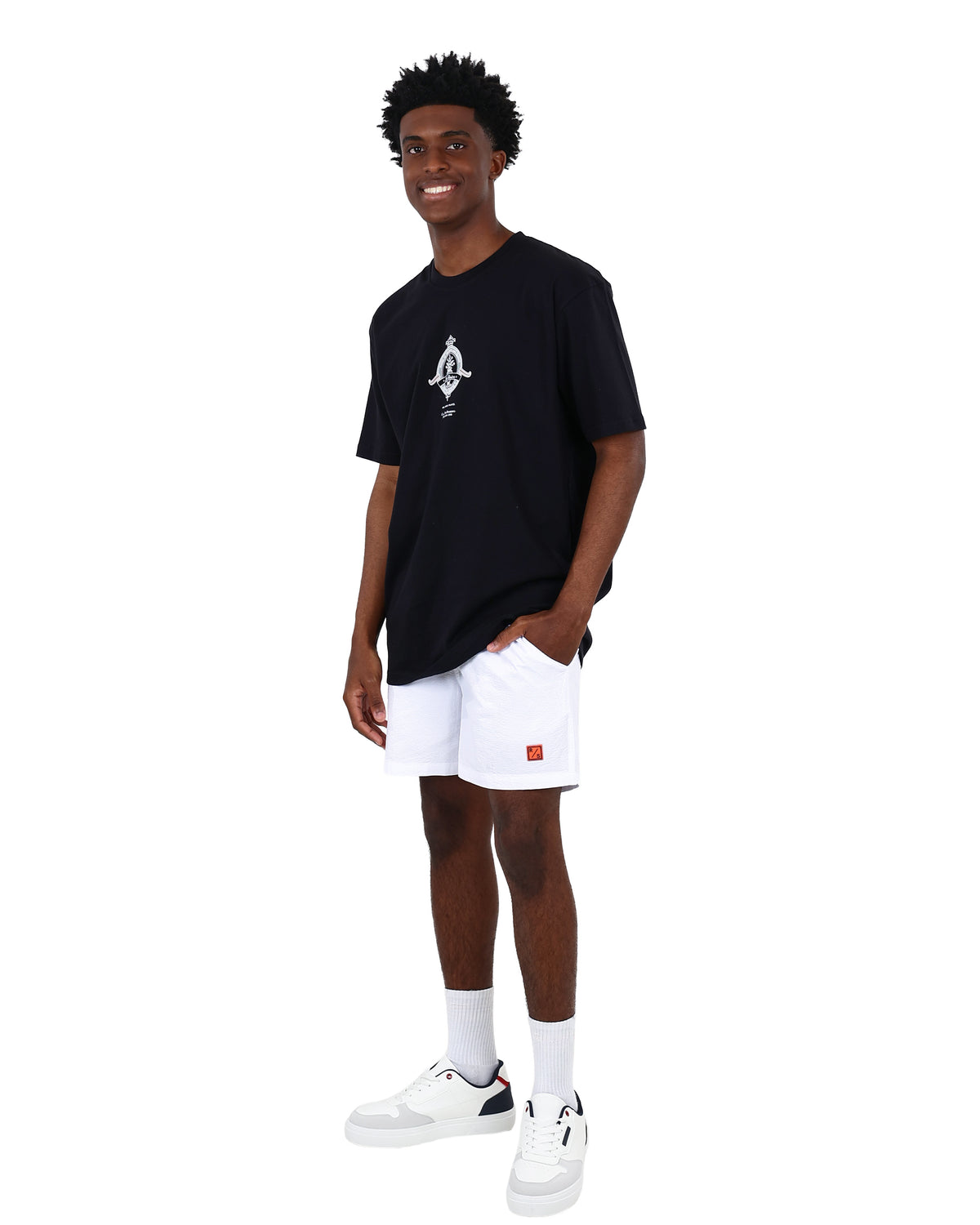 Short Sleeve Black La Gloire Graphic T-Shirt
