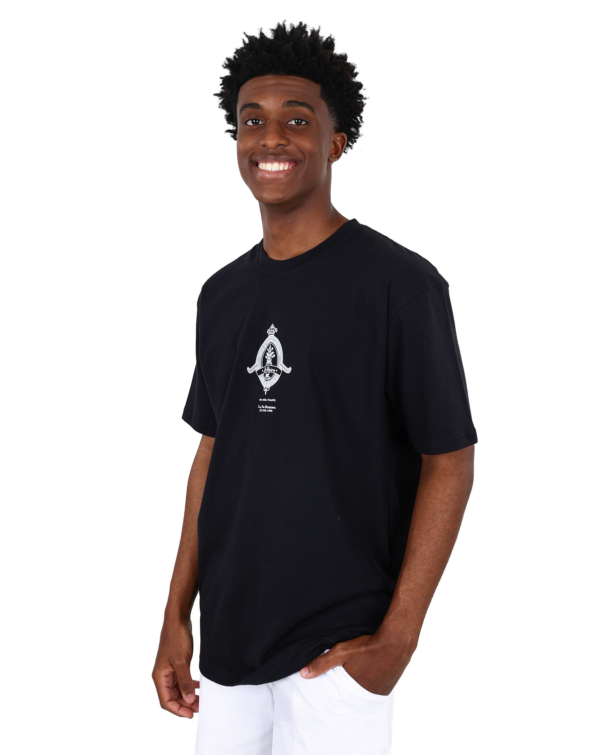 Short Sleeve Black La Gloire Graphic T-Shirt