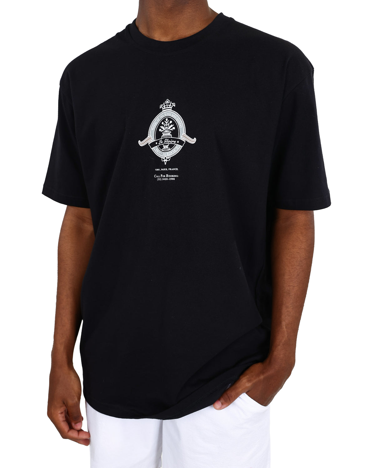 Short Sleeve Black La Gloire Graphic T-Shirt