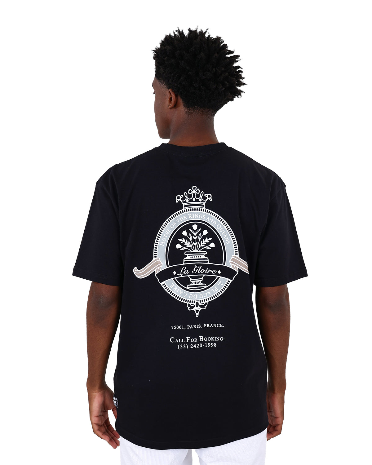 Short Sleeve Black La Gloire Graphic T-Shirt