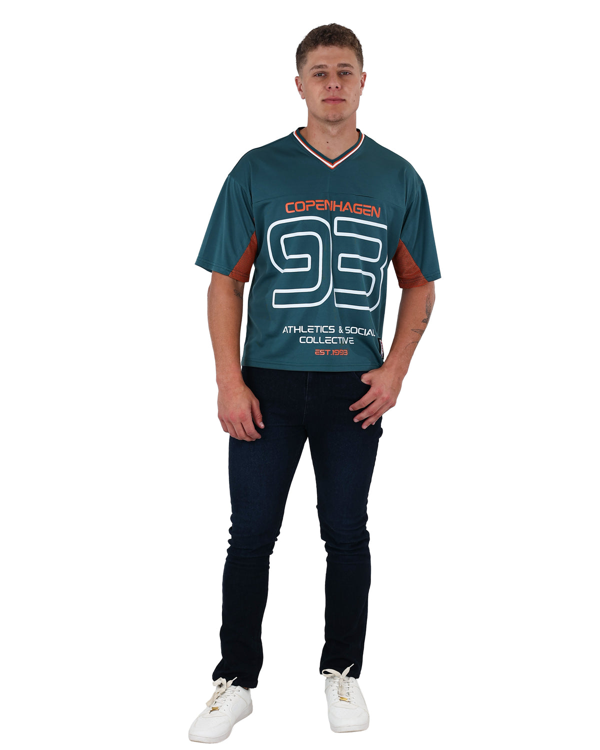 Short Sleeve Teal Copenhagen T-Shirt