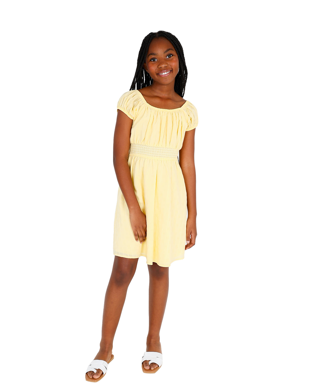 Short Puff Sleeve Summer Dress