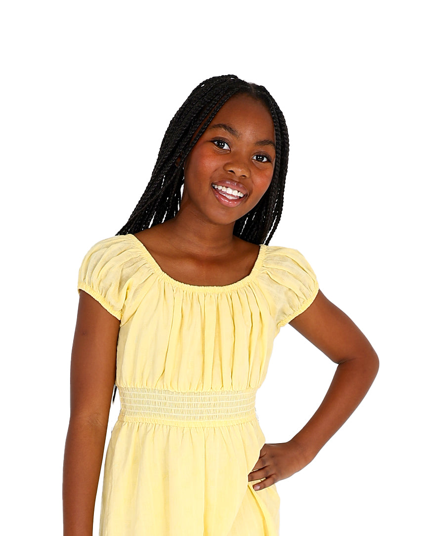 Short Puff Sleeve Summer Dress